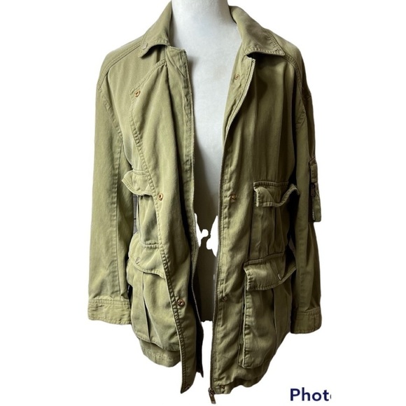 Pull & Bear Trademark Utility Zippered Jacket - Picture 3 of 11